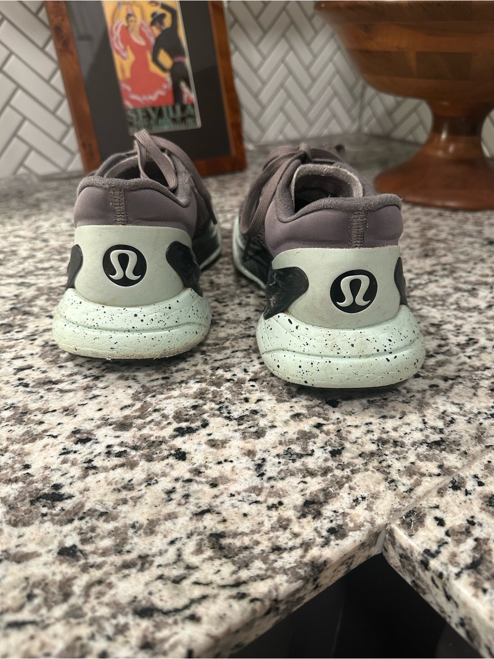 Lululemon Blissfeel Run Winter Sneakers Women’s 6.5 Gray Black Running Shoes